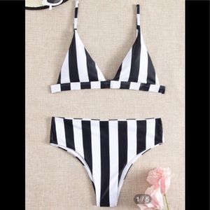 Striped bikini
